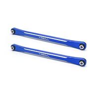 TREAL Alu 7075 Lot de 2 maillons de direction avant pour luge Traxxas 1/8 (bleu)