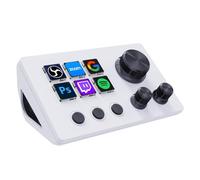 Treaslin N3 Macro Keypad with 6 LCD Shortcut Keys,3 Buttons&3 Knobs-Programmable Stream Control Deck for Streaming (YouTube,OBS,Twitch),Content Creation(Adobe)&Gaming(Mac/PC)
