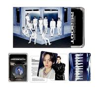TREASURE - 2ND FULL ALBUM [REBOOT] (TAG Ver - GRAY Ver.) Sleeve + Case + Tag LP + Photocards + Group Photocard + Selfie Photocard + Front&Back Photocard + Manual Paper + 5 Extra Photocards