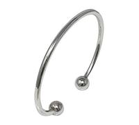Treasure Bay Bracelet en argent Torque élégant et classique pour femme, taille unique (argent)