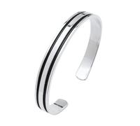 Treasure Bay Bracelet jonc en argent sterling 925 massif pour homme, taille unique, Argent sterling