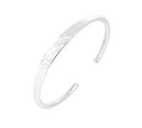 Treasure Bay Bracelet jonc martelé en argent sterling 925 pour femmes et filles