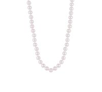 Treasure Bay Collier de perles pour femme | Collier de perles d'eau douce blanches naturelles de qualité AA de 7 à 8 mm pour femmes et filles, 18In, Perle, Perle