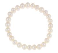 Treasure Bay Superbe bracelet de perles d'eau douce de 8 à 9 mm avec fermoir magnétique de 19 cm | Bracelet de perles pour femme, 19 cm, Perle d'eau douce, Perle