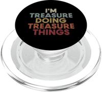 Treasure Name Treasure Personalized Name First Given PopSockets PopGrip pour MagSafe