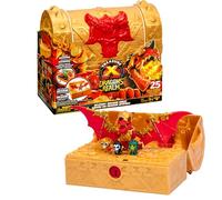 Treasure X Lost Lands Royaume du Dragon Coffre au trésor mystère 25 Surprises dans Le Coffre Brise Le Bloc du Dragon Résous Le Casse-tête Utilise l’œil du Dragon pour découvrir la Surprise suprême