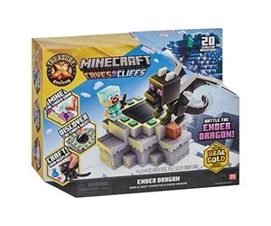 TREASURE X Minecraft Caves & Cliffs. Mine & Craft Personnage et Ender Dragon. Mine, découvrez et créez avec 20 Niveaux d'aventure, Allez-Vous trouver Le véritable trésor trempé en Or ?
