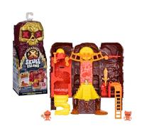 TREASURE X Mini Set de Jeu Tour marécageuse Lost Lands Skull Island, 15 Niveaux d’Aventure. Déjoue Les pièges et découvre 2 Figurines Miniatures. Trouveras-tu Un trésor en Or véritable ?