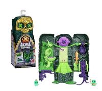 TREASURE X Mini Set de Jeu Tour marécageuse Lost Lands Skull Island, 15 Niveaux d’Aventure. Déjoue Les pièges et découvre 2 Figurines Miniatures. Trouveras-tu Un trésor en Or véritable ?