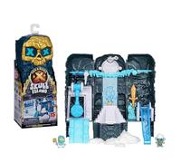 TREASURE X Mini Set de Jeu Tour marécageuse Lost Lands Skull Island, 15 Niveaux d’Aventure. Déjoue Les pièges et découvre 2 Figurines Miniatures. Trouveras-tu Un trésor en Or véritable ?