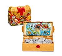Treasure X TX TRR69000 - Coffre du Dragon, Sculpture rocheuse avec Coffre au trésor, découvrez Le Secret avec la Carte des trésors, Figurine Unique Dragon doré ou Ardent, +5 Ans, célèbre