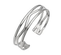 TreasureBay Bracelet jonc en argent sterling 925 pour femme