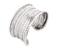TreasureBay Superbe bracelet manchette en argent sterling pour femme