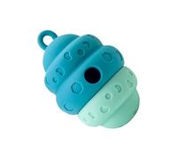 Treat à agitation lente Dispensing Ball - Dog Treat Feeder | Alimentation interactive Disppensing chien jouet | Jeu de snimple pour animaux de compagnie pour les dents de destruction en silicone ennui