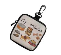 Treat Bag for Dog Training - 11x12x3.2cm Portable Food Dispenser, Efficient Treat Management: | Pet Feed Snack Reward Pocket for Puppy Obedience Practice Outdoor Hiking Walking Travel Small Animals