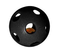 Treat Ball - Hollow Rubber Interactive Feeding Toy, Bell Inside Rolling Snack Dispenser Ball, Enrichment Chew Activity Toy Boredom Control Play System For Small Medium Large Dogs Home Park Outdoor Use