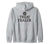 Treat Dealer Cat Lover Mom I'm My Dogs Treat Dealer Dog Dad Sweat à Capuche