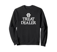 Treat Dealer Dog Lover Mom I'm My Dogs Treat Dealer Cat Dad Sweatshirt