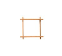 Treat Shelf Double Grand Chêne Naturel Huilé