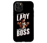 Treat yourself like a lady, burn like a boss Coque pour iPhone 11 Pro