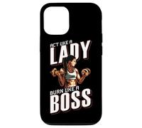Treat yourself like a lady, burn like a boss Coque pour iPhone 12/12 Pro