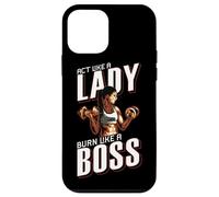 Treat yourself like a lady, burn like a boss Coque pour iPhone 12 mini