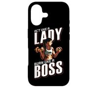 Treat Yourself Like a Lady, Burn Like a Boss Coque pour iPhone 17