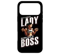 Treat Yourself Like a Lady, Burn Like a Boss Coque pour iPhone 17 Pro Max