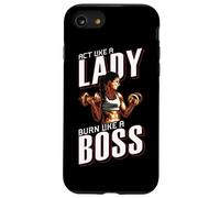 Treat yourself like a lady, burn like a boss Coque pour iPhone SE (2020) / 7 / 8