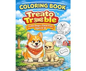 Treato Trouble Coloring Book: Farm Dog Mysteries