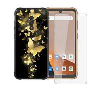 TREBAM Coque pour Blackview BV5200 (6.1 Pouces) + Verre trempé Protection Décran, Ultra Fin Souple Silicone TPU Bumper Antichoc Housse Case Noir Etui pour Blackview BV5200 - WMA30