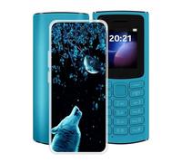 TREBAM Coque pour Nokia 105 4G 2023 (1.8 Pouces), Anti-Rayures Anti-Chute Silicone Souple Housse Etui Mince Transparent TPU Bumper Case Cover pour Nokia 105 4G 2023 - XT31