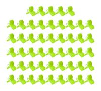 Treble Hook Safety Covers - 50 Pack Fluorescent Bonnets | Protective Fish Hook Safety Caps Holder, Heavy Duty PE Lure Hooks Guards Assortment for Saltwater Fishing Tackle Box