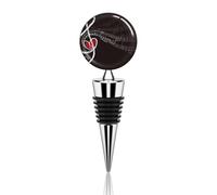 Treble Love And Music Bouchon de bouteille de vin décoratif en métal élégant réutilisable anti-fuite pour cadeaux bar vacances fête mariage