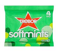 Trebor Softmints Peppermint (4 par paquet - 179g) - Paquet de 6