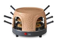 Trebs 99392 Pizzagusto - four à pizza avec dôme en terre cuite pour 8 personnes - dôme à pizza - 1000 watts - préparation en seulement 5-7 minutes - nouveau design de dôme plus efficace