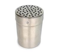 Tredoni Distributeur de poudre et d'épices en acier inoxydable 350 ml avec bouchon intelligent - Chili/origan Shaker Duster Dredger (trous Ø 4 mm)