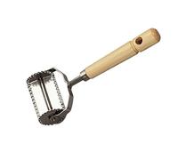 Tredoni Rouleau Coupe Tampon de Pâtes/Pâte de Ravioli Tortellini Carré 6cm - Bord Denté/Zigzag (Carré - Denté)