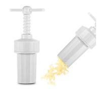 Tredoni Vis Presse-Ail 3x6cm - Hachoir Broyeur d'Ail en Plastique