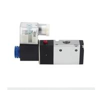 TREDSWQCV Électrovanne pneumatique 3V210-08, 3 Voies, 2 Positions, 1/4 ", NO NC, contrôle directionnel de l'air, DC12V, DC24V, AC110V, AC220V(3V210-08-NO and 6mm,AC110V)