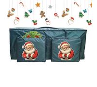 Tree Bags - wreath storage bag | christmas tree storage bag | UV Resistant 2 Front Pockets | Holiday Supplies Wreath Organizer Pouch | christmass village organizer for Laundry Living Room
