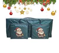 Tree Bags - wreath storage bag | christmas tree storage bag | UV Resistant 2 Front Pockets | Holiday Supplies Wreath Organizer Pouch | christmass village organizer for Laundry Living Room