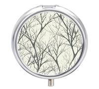 Tree Branch - Petit pilulier étanche à 3 compartiments - Organiseur de voyage pour poche ou sac à main - Mini pilulier portable pour médicaments et vitamines