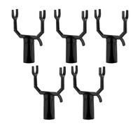 Tree Branch Support, Metal Plant Crutches, Multipurpose Reusable Braces Set, 3,62 x 2,32 x 0,83 pouces, 5 pièces Black Holders for Leaning Trees, Fruit Plants, Vegetables, Garden