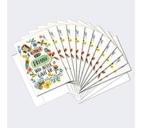 Tree-Free Greetings Econotes FS54305 Lot de 12 cartes pour occasions spéciales, écologiques, fabriquées aux États-Unis, 100 % papier recyclé 10,2 x 15,2 cm, Winner Dreamer, remise de diplôme