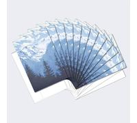 Tree-Free Greetings ECOnotes FS56067 Lot de 12 cartes vierges avec enveloppes assorties, 10,2 x 15,2 cm, montagne rocheuse