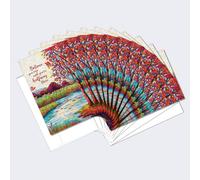 Tree-Free Greetings Lot de 12 cartes écologiques pour toutes les occasions, fabriquées aux États-Unis, papier 100 % recyclé, 10,2 x 15,2 cm, Half Way There (FS64168)