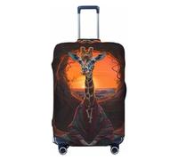 Tree Hollow - Housses de voyage pour girafe méditation - Protection élastique pour bagage de 45 à 81 cm, Noir, G