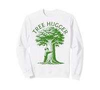 Tree Hugger Kid Hugging a Tree Earth Day Sweatshirt