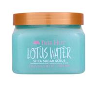 Tree Hut Lotus Water Gommage corporel au sucre de karité, 532 ml, formule exfoliante avec mélange de 6 huiles